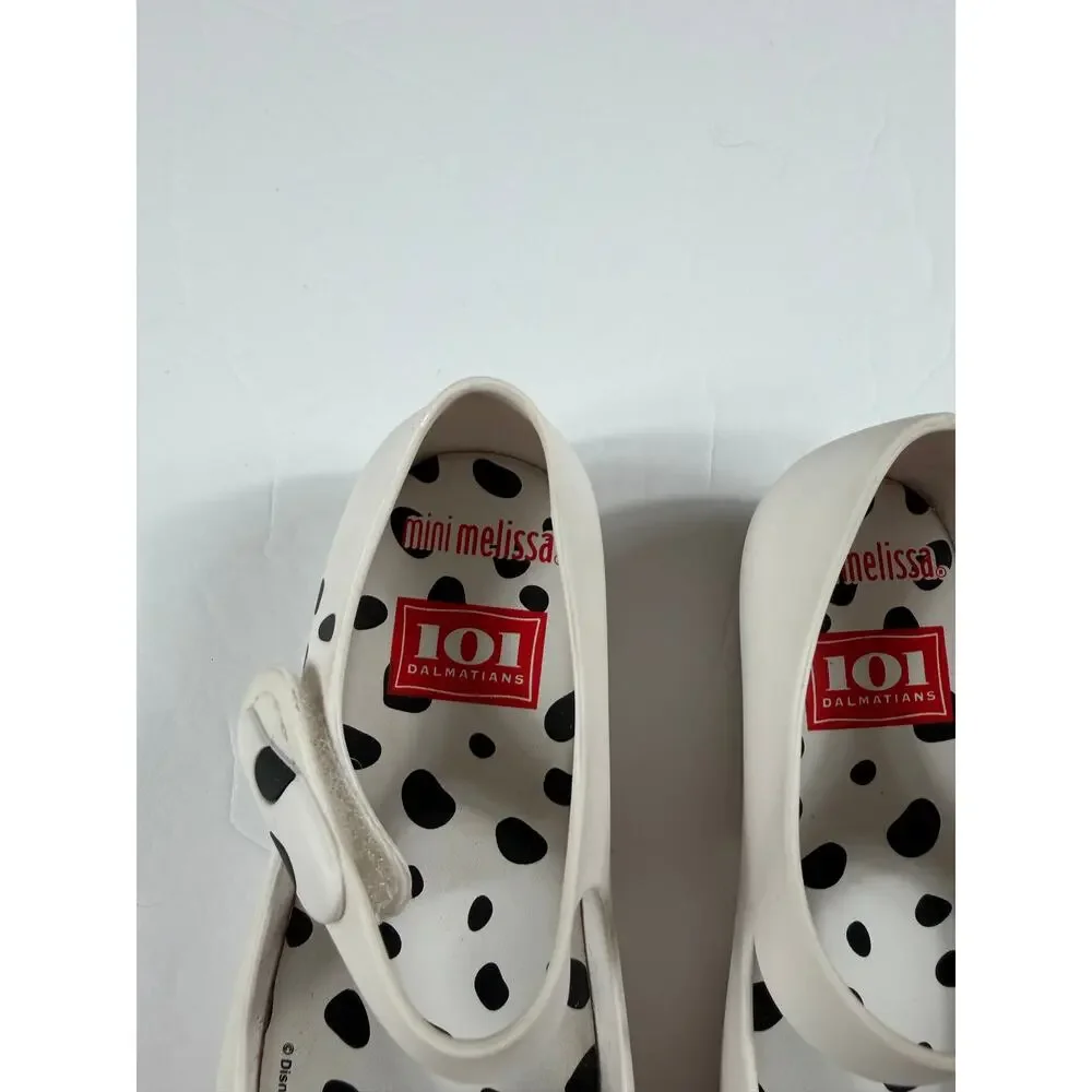 Mini Melissa x Disney 101 Dalmatians Mary Jane Shoes Size 11